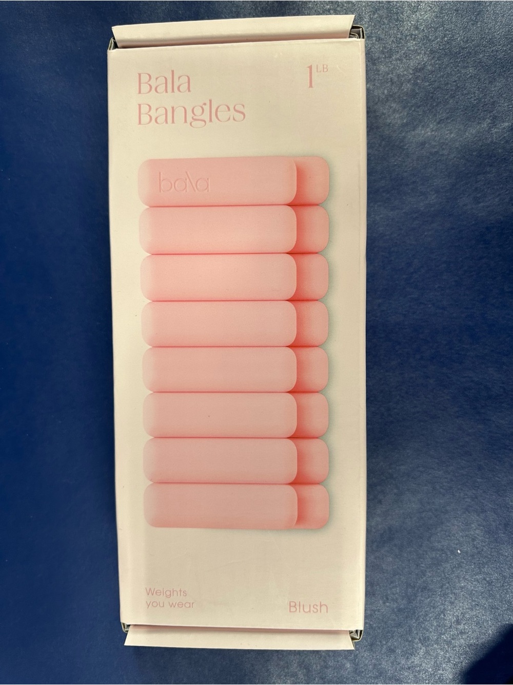 NWT Bala Bangles Blush Pink Wrist Weights by Bala - 1 lb.